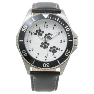 Husdjurtass avtryck armbandsur