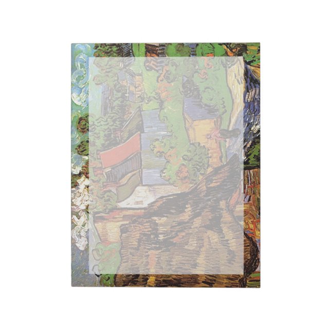 Husen i Auvers, Vincent van Gogh. Byage Anteckningsblock (Roterad)