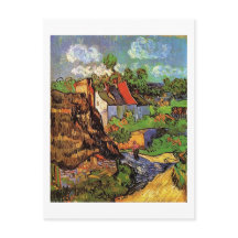 Husen i Auvers, Vincent van Gogh. Byage