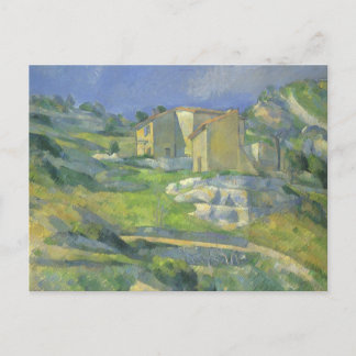 Husen i Provence av Paul Cezanne, Vintage Art Vykort