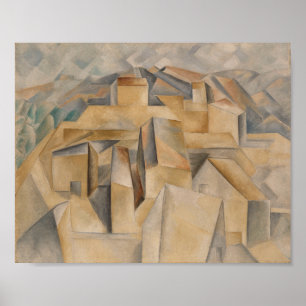 Husen vid Backe, Horta by Picasso (1909) Poster