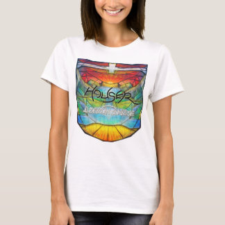 HUSER - LJUS DAM T-SHIRT (VAPENSKÖLD FRANT)