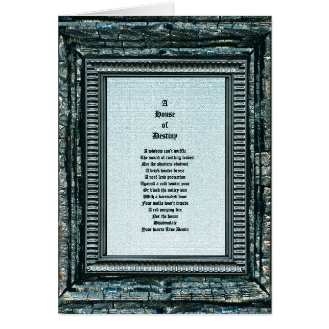Huset Destiny Hälsningskort (Framsidan)