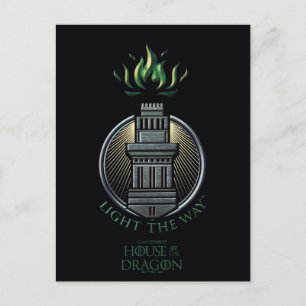 HUSET DRAGON Hus Hightowers sigill Vykort