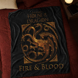 HUSET DRAGON | Hus Targaryen Sigill Fleecefilt