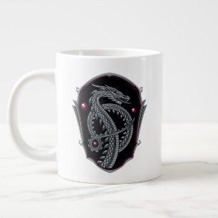 HUSET DRAGON Silver Dragon-krönika Jumbo Mugg