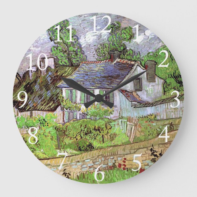 Huset i Auvers, Vincent van Gogh. Stor Klocka (Framsida)