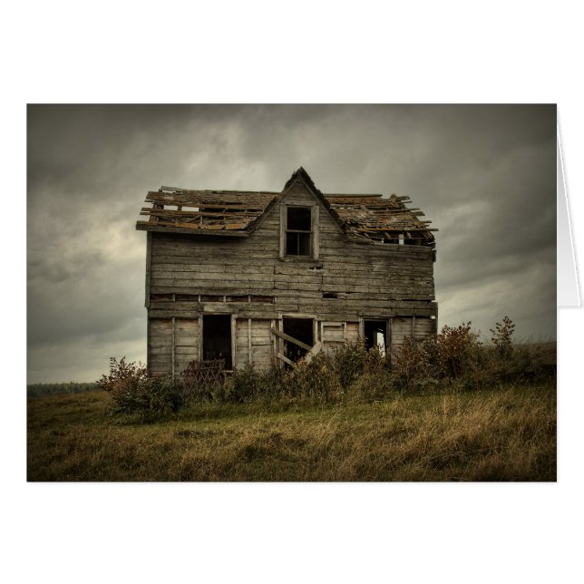 Huset i Backe Hälsningskort (Framsidan Horizontal)