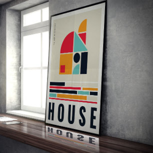 Huset i Bauhaus. Poster