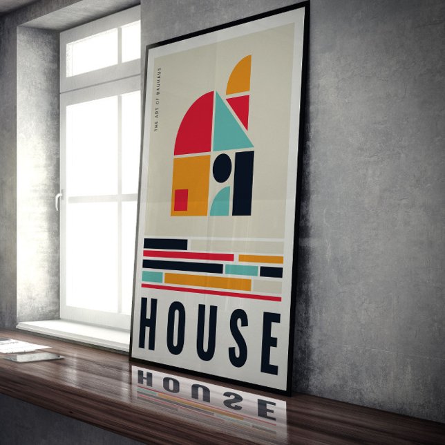 Huset i Bauhaus. Poster (Skapare uppladdad)