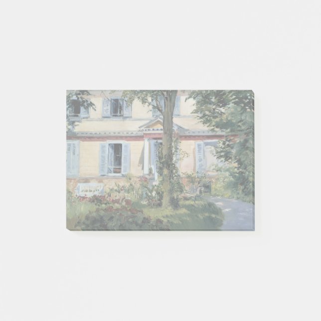 Huset i Rueil av Edouard Manet Post-it Block (Framsida)