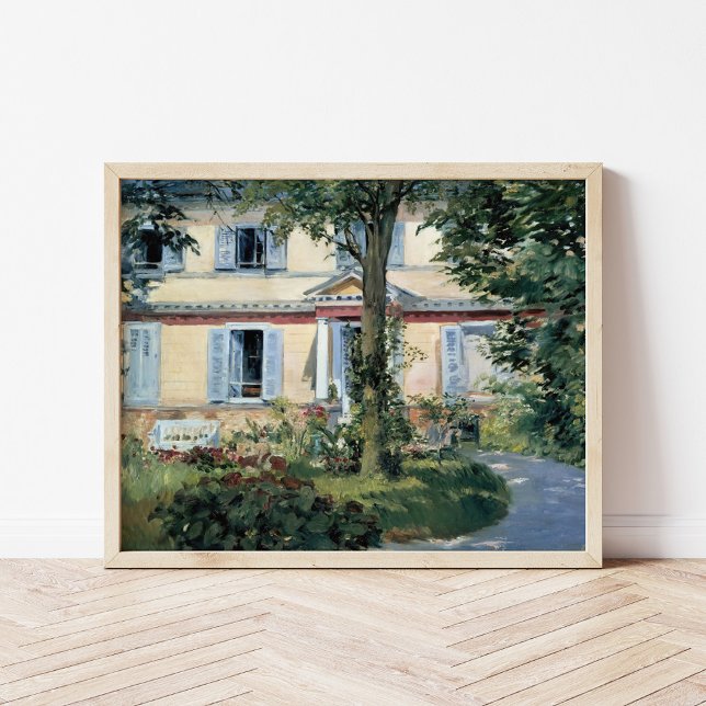 Huset i Rueil | Édouard Manet Poster (Skapare uppladdad)