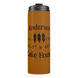 Huset i sjö. Datumårskoordinater lägga till anpass