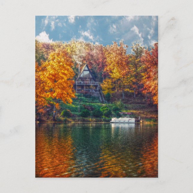 Huset i Sjö Vykort (Framsida)