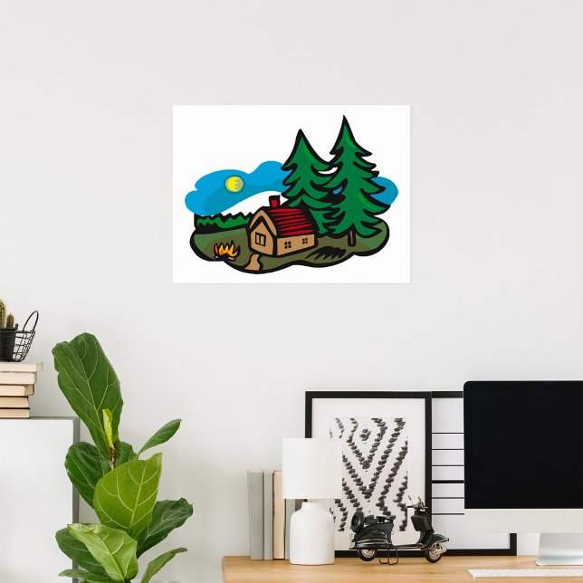 Huset i Skogen Poster (Skapare uppladdad)