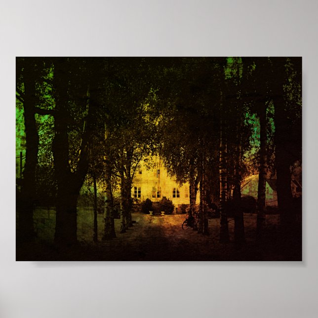 Huset i Skogen Poster (Framsidan)