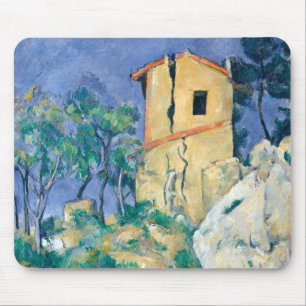 Huset med Cracks Walls Paul Cezanne Post Imp Musmatta