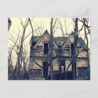 Huset med sex portföljer vykort