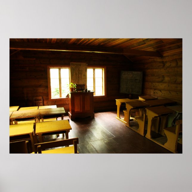 Huset old school poster (Framsidan)