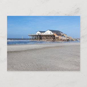 Huset på stiltarna vid St. Peter Ording Vykort