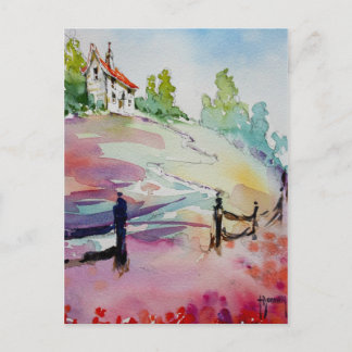 Huset på vykortet Backe Vykort