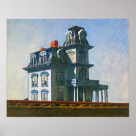 Huset vid järnvägen | Edward Hopper | Poster