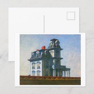 Huset vid järnvägen Edward Hopper Vykort