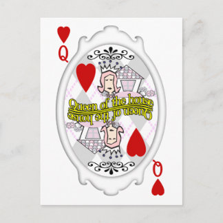 Husets drottning Postcard Vykort