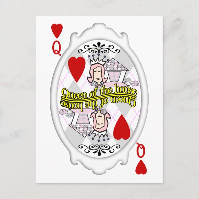 Husets drottning Postcard Vykort (Framsida)