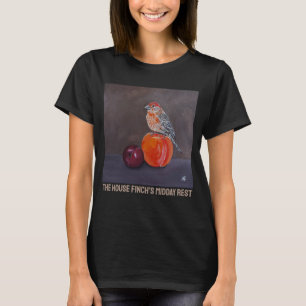 Husfinkens middagsvila Målning av Alfred Fox T Shirt
