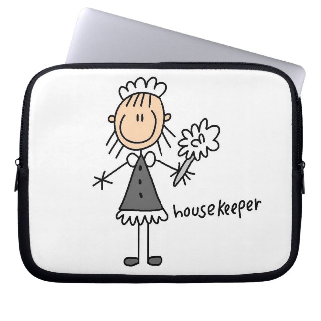 Husförvaltare Pinnhumane Laptop Sleeve (Framsidan)