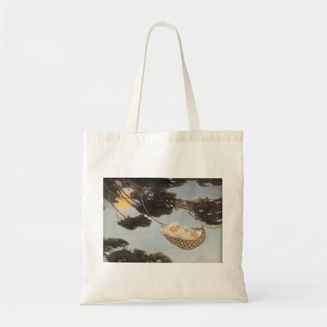 Hush-a-Adjö, Baby Nursery Rhyme Bag Tygkasse (Framsidan)