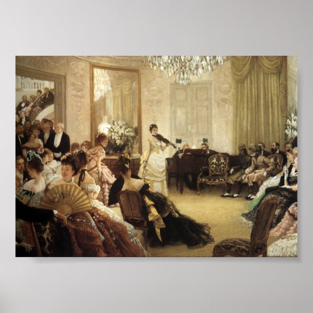 Hush a Young Woman Speling Violin Poster (Framsidan)