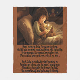 Hush Baby - Nursery Rhyme Fleece Blanket