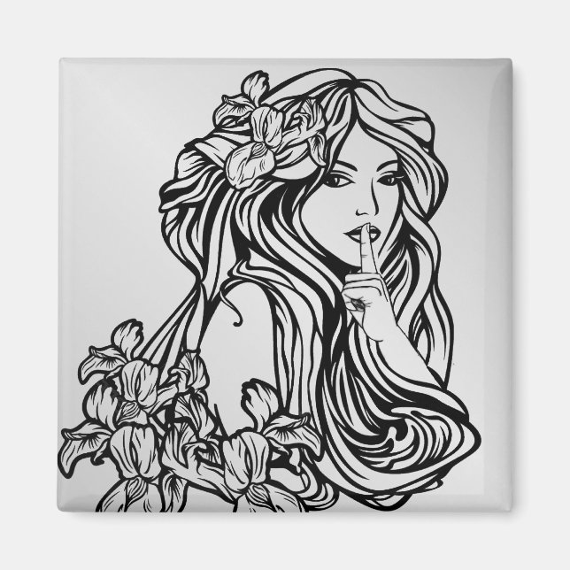 Hush Magnet (Framsidan)