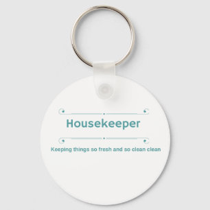 Hushållerska Keychain Nyckelring
