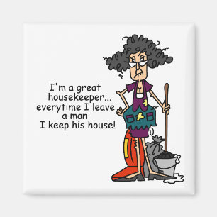 Hushållerskahumor Magnet