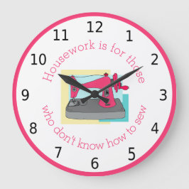 Hushållet är till för dem som inte vet hur man sys stor klocka
