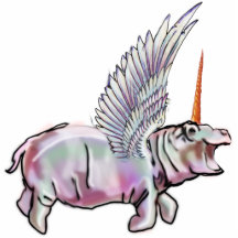 Hushållets HIppocorn Ornament Hanging Hippo Unicor