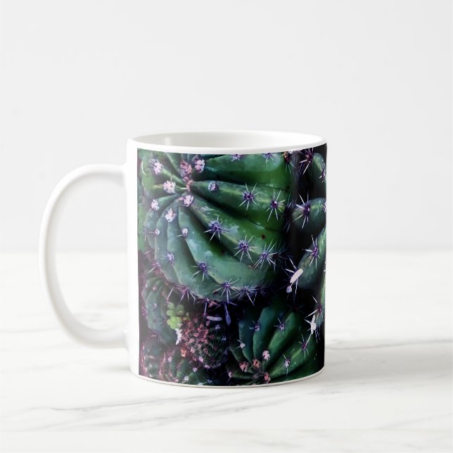 Hushållsanläggningskaktus: Nursery Bevalt design Kaffemugg (Vänster)