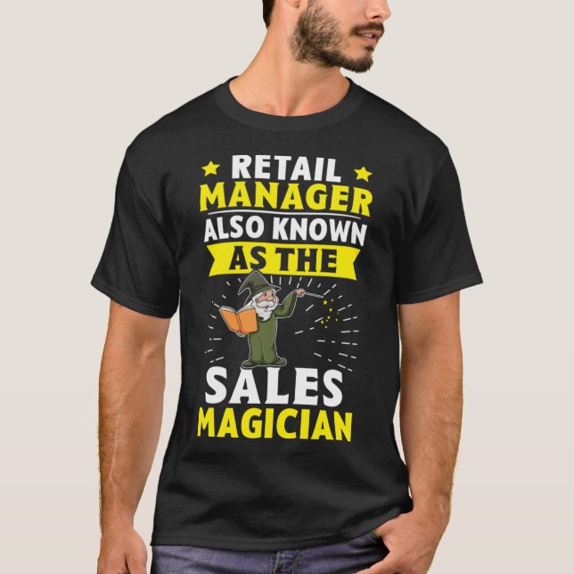 Hushållsansvarig kallas också för säljmagiker t shirt (Framsida)