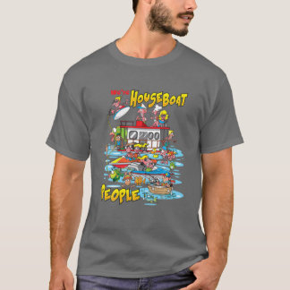 Hushållsbåt Sjö Party, fisksimning T Shirt