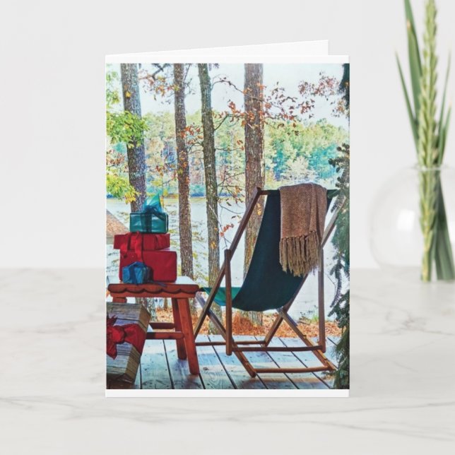 **HUSHÅLLSFÖRHÅLLANDEN I SJÖ ** I CHRISTMAS HELGKORT (Framsida)