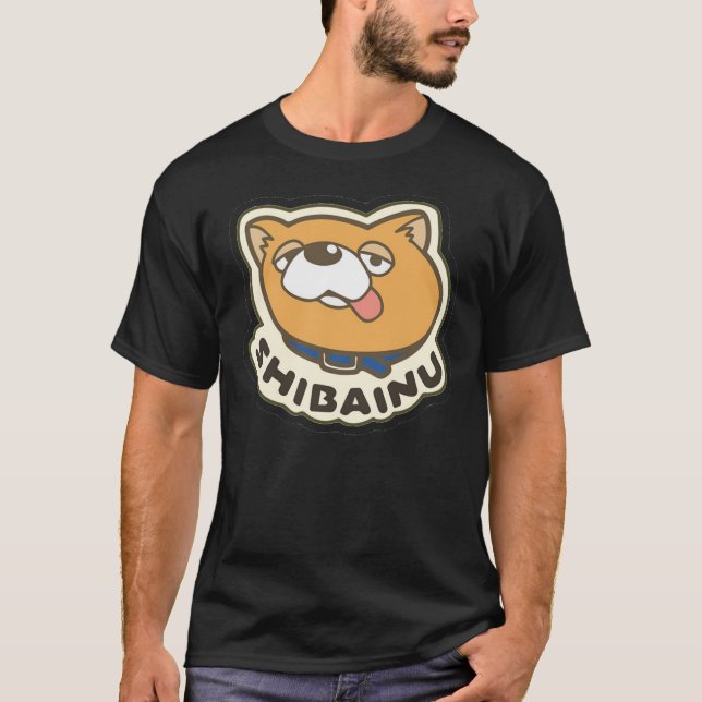 Hushållsmannen Shiba Inu Logotyp Classic T Shirt (Framsida)