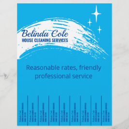 Hushållsrengöringsmedel Städning Swipe Tear Av Reklamblad