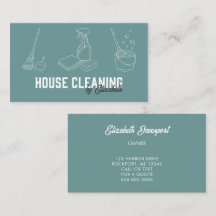 Hushållsrensningstjänst Modern Teal