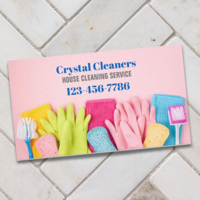 Hushållsskötare för moderna mobila tjänster visitkort (Modern Maid Services Housekeeping Housekeeper Business Card)