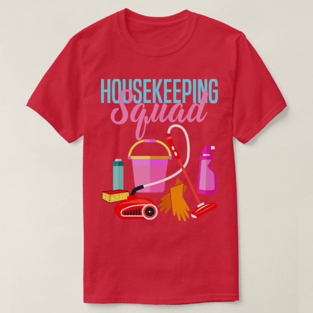Hushållsskötare Husehustru Vår T Shirt (Design framsida)
