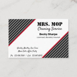 Hushållsskötsel, mödovård m.m. visitkort