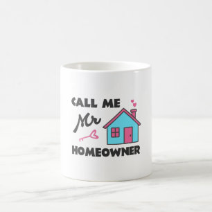 Hushållsuppvärmning party Ring mig, herr Homeowner Kaffemugg